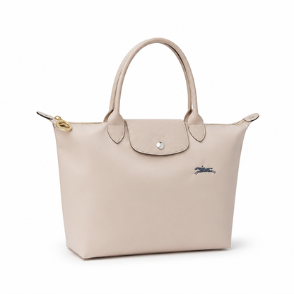Bolso Tote Grande Longcham Beige Chiaro