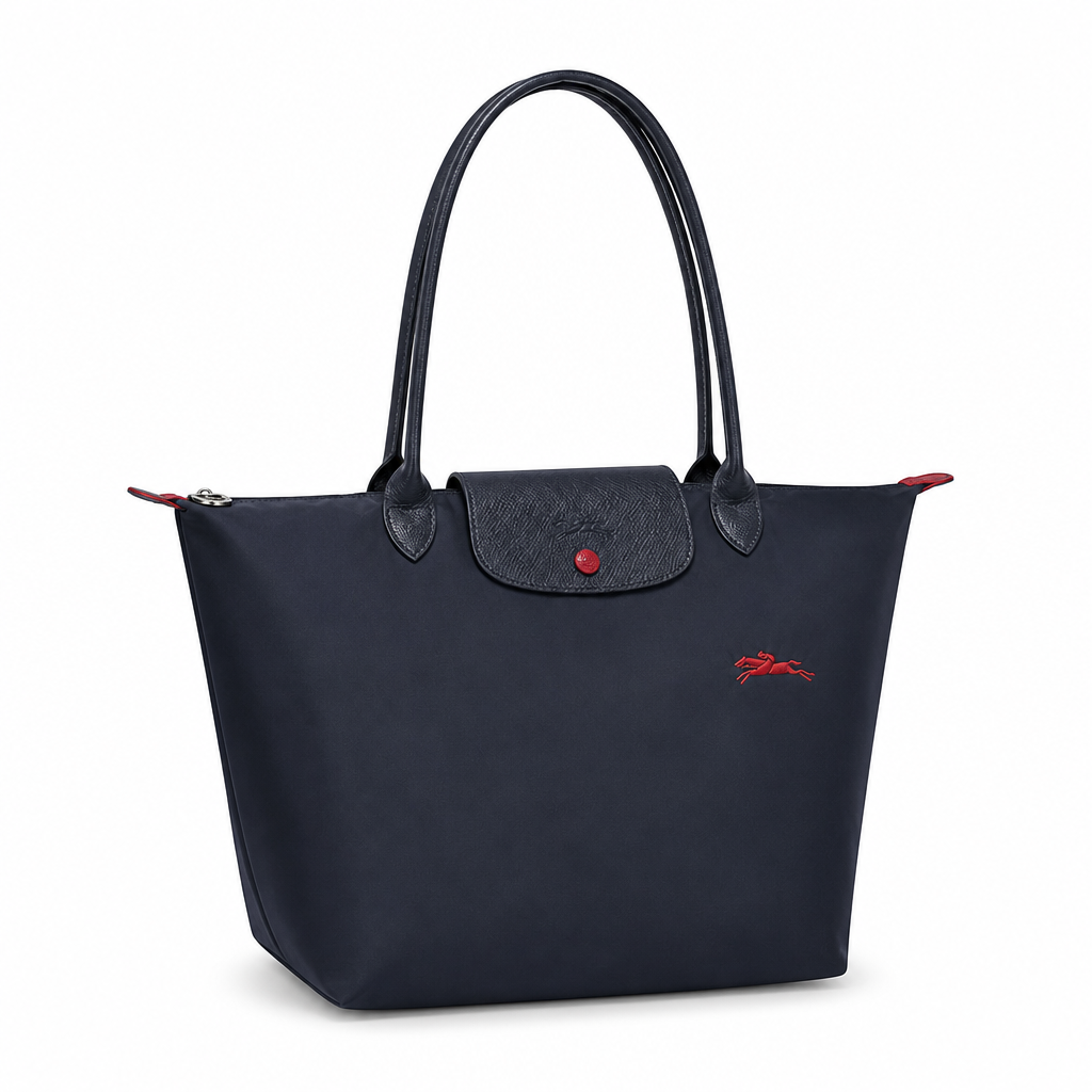 Bolso Tote Grande Longcham Navy