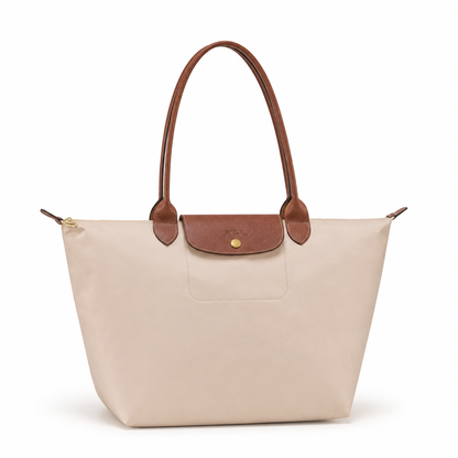 Bolso Tote Grande Longcham Beige