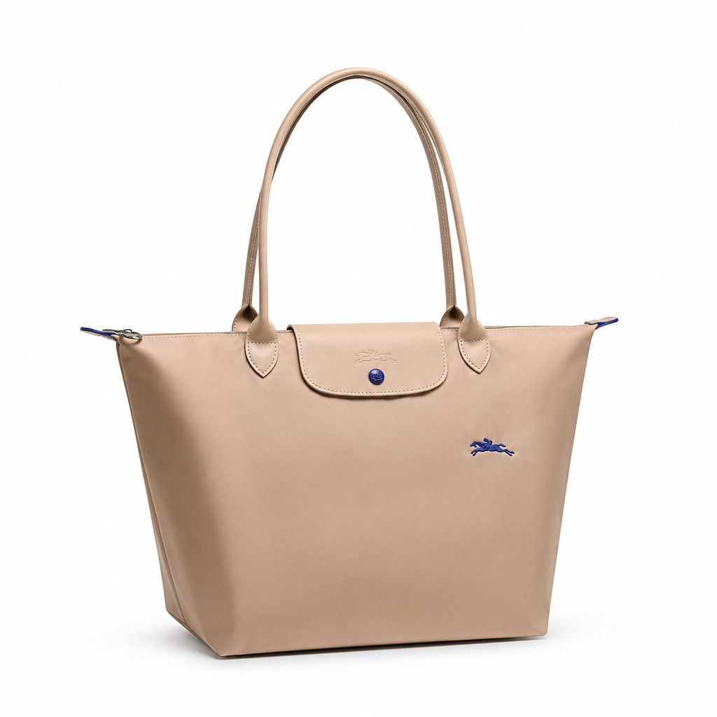 Bolso Tote Grande Longcham Petal Rose