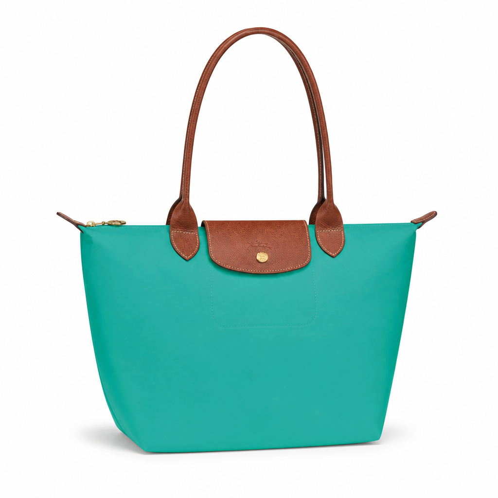 Bolso Tote Grande Longcham Turchese