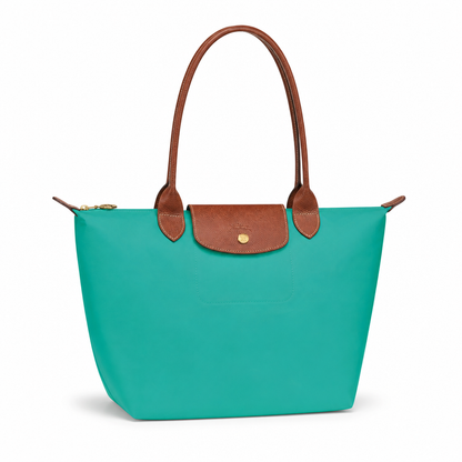Bolso Tote Grande Longcham Turchese