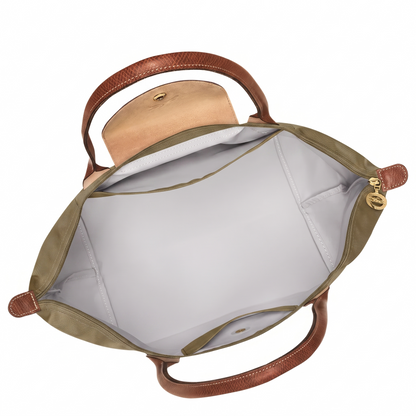 Bolso Tote Mediano Longcham Cactus interior
