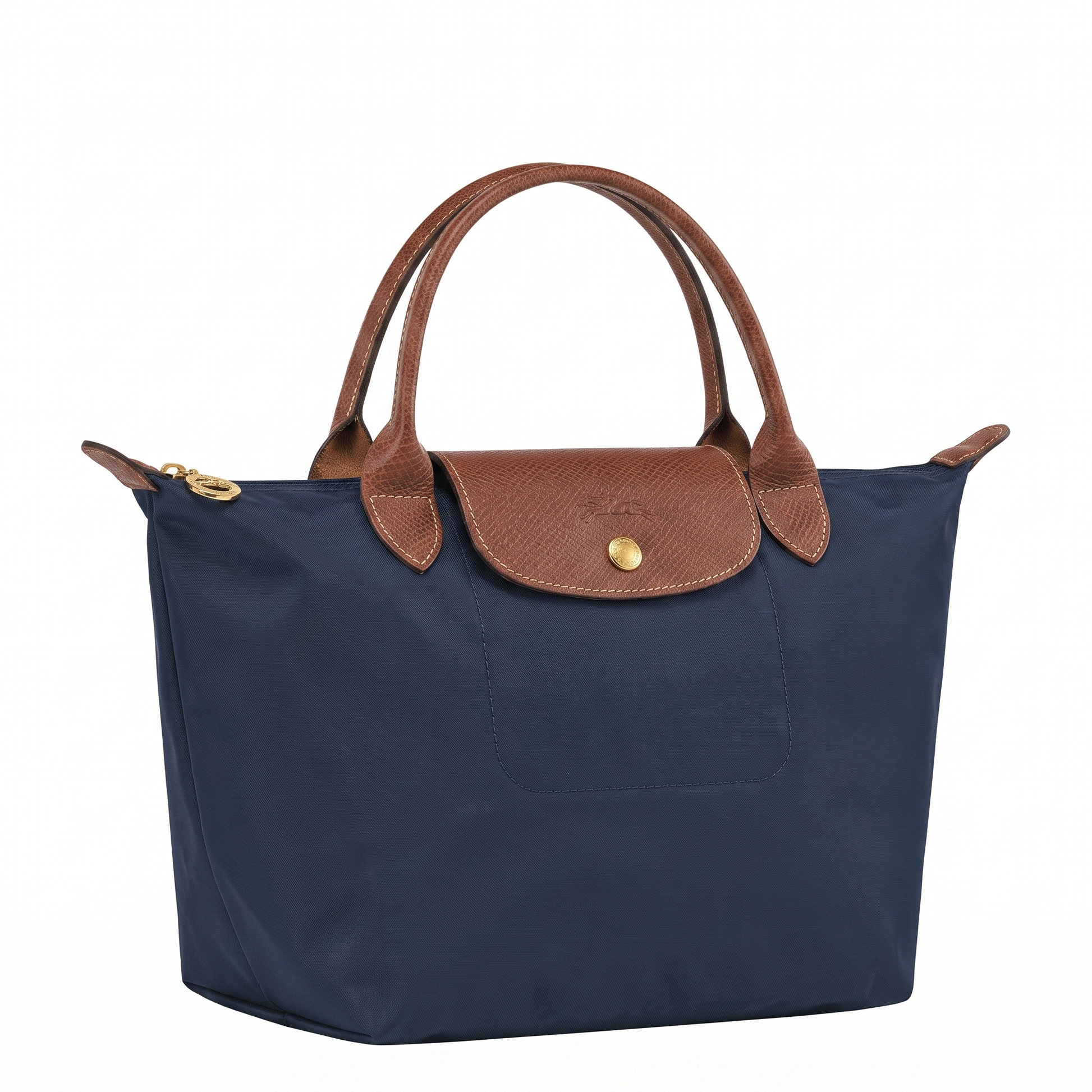 Bolso Tote Mediano Longcham Navy angulo