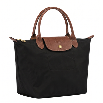 Bolso Tote Mediano Longcham Negro angulo