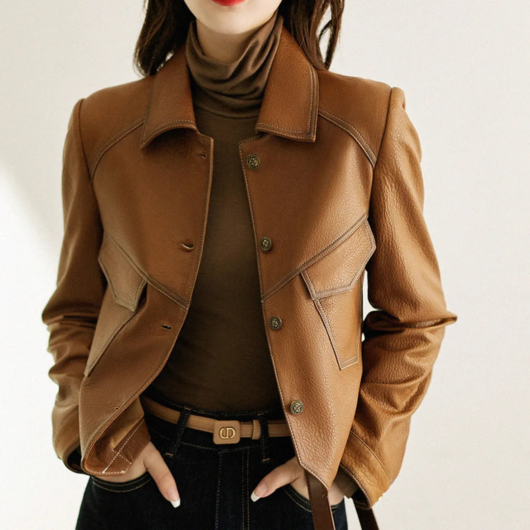 ANDREA™ | CHAQUETA DE CUERO