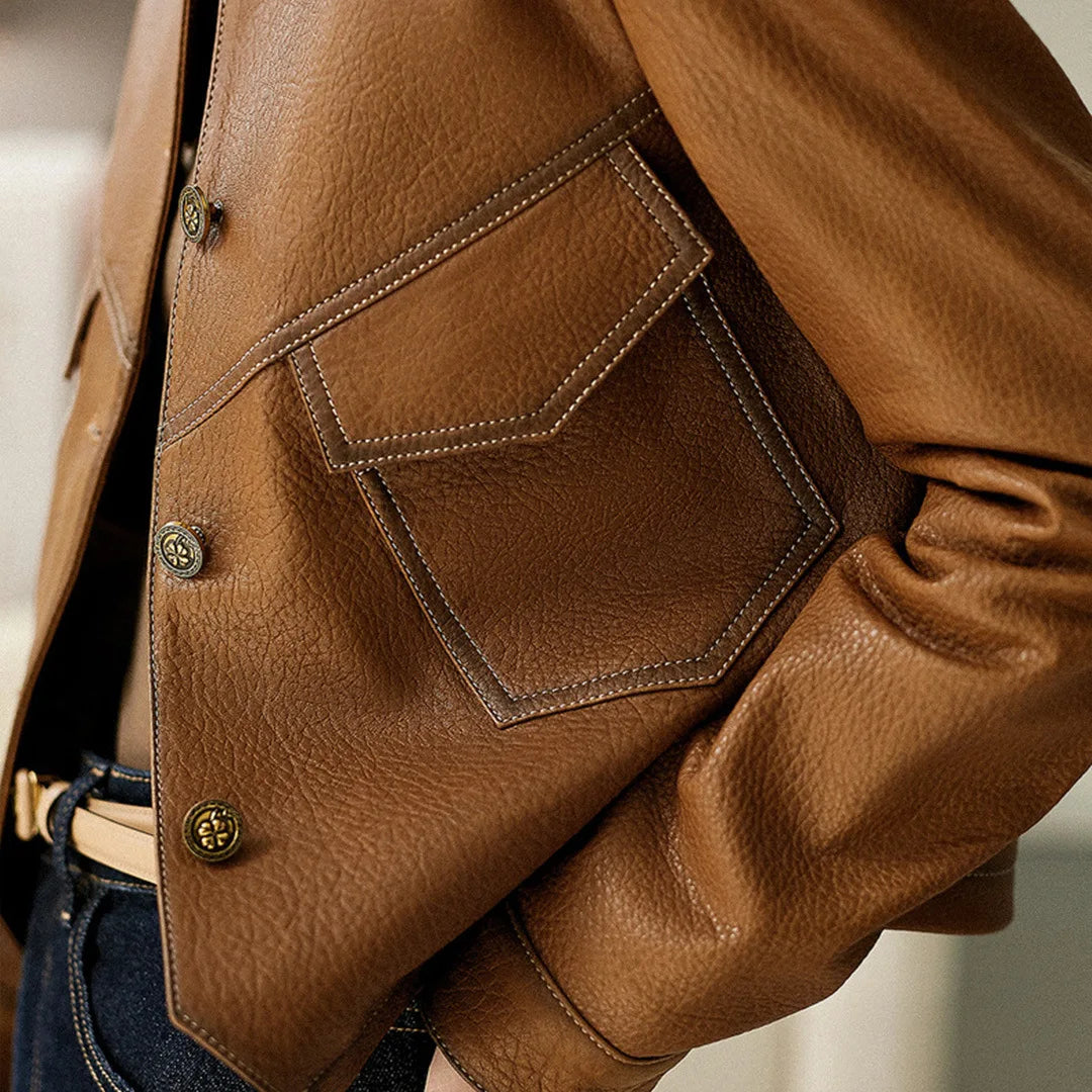ANDREA™ | CHAQUETA DE CUERO