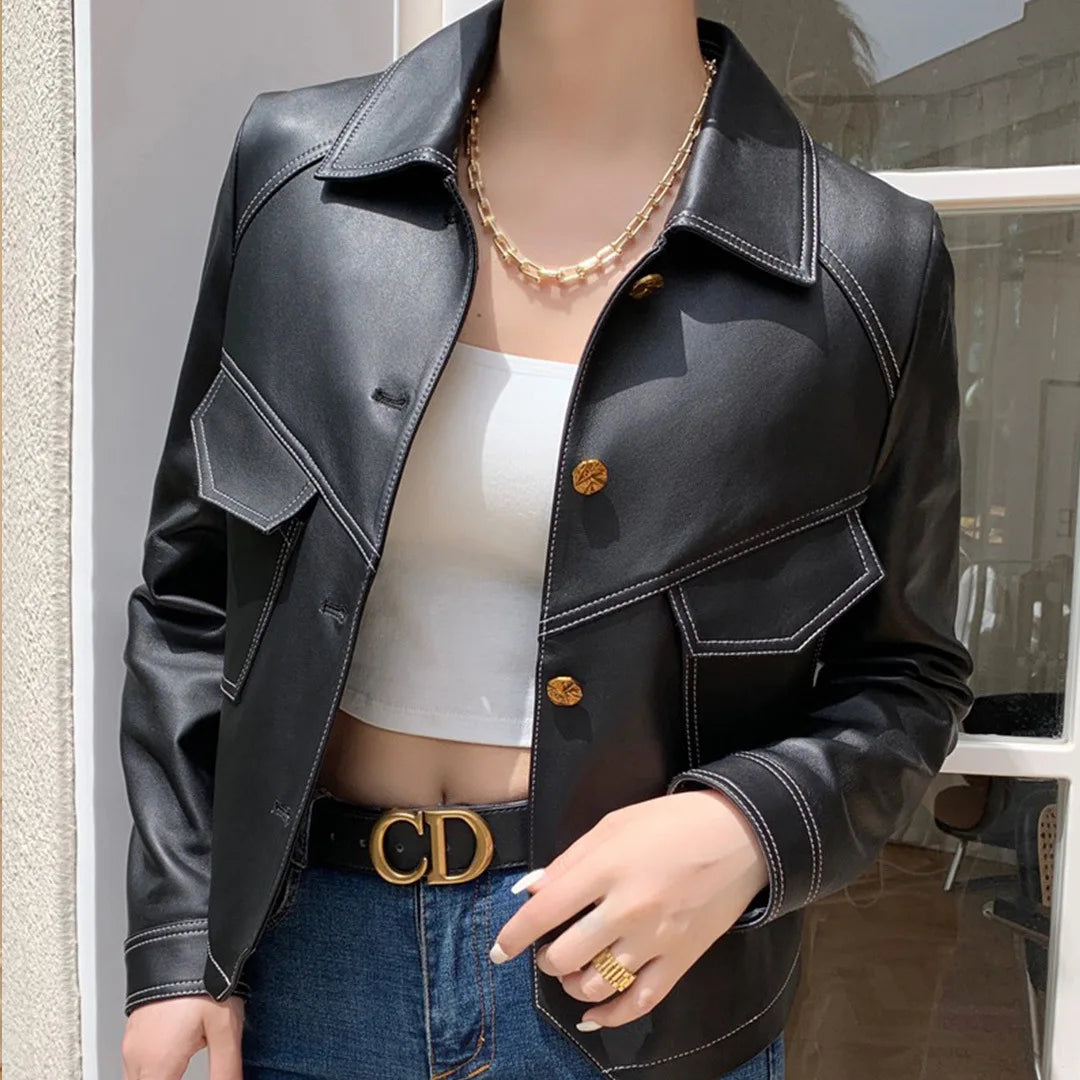 ANDREA™ | CHAQUETA DE CUERO