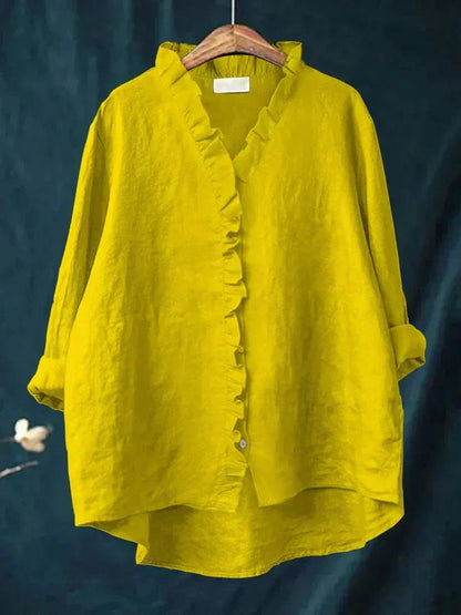 BLUSA DE LINO Y ALGODÓN