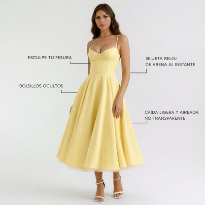 CARESSE | VESTIDO 2 PIEZAS CON CORSET
