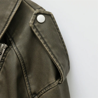 AMERICANA BIKER DE PIEL