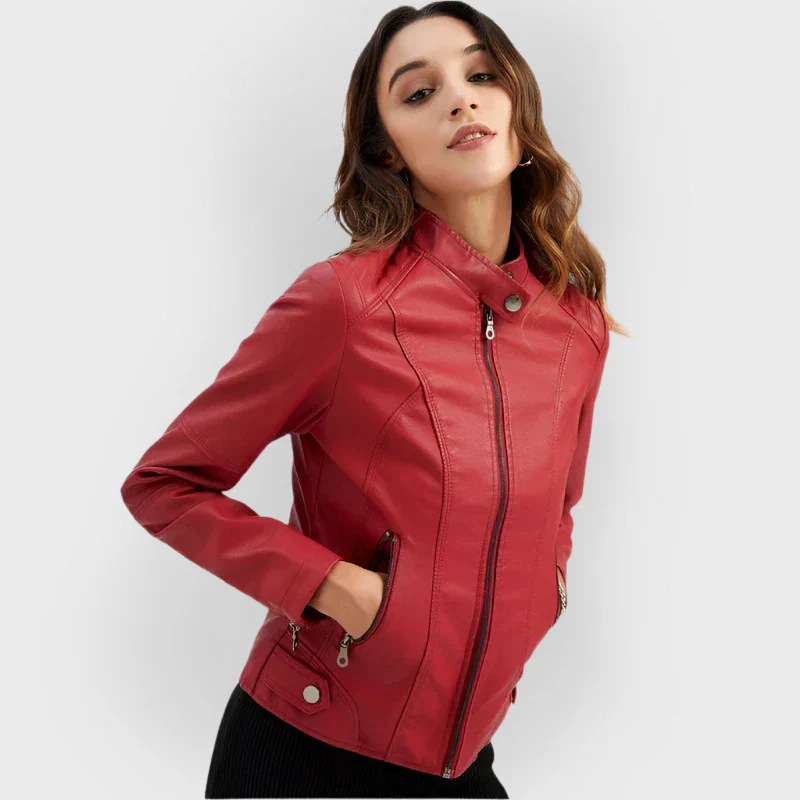 AMERICANA DE PIEL MINIMALISTA