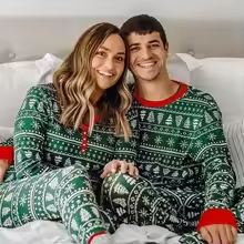 SET PIJAMA NAVIDEÑO GREEN EDITION