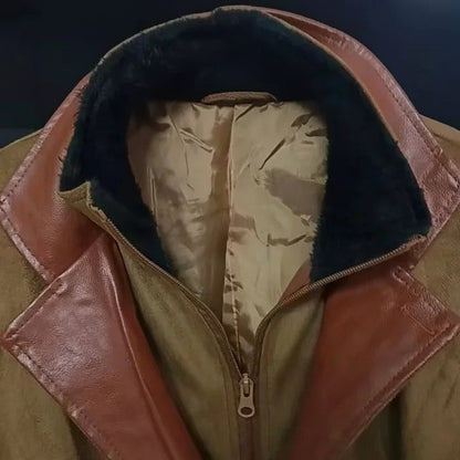 CHAQUETA DE PIEL VINTAGE MODERNIZADA