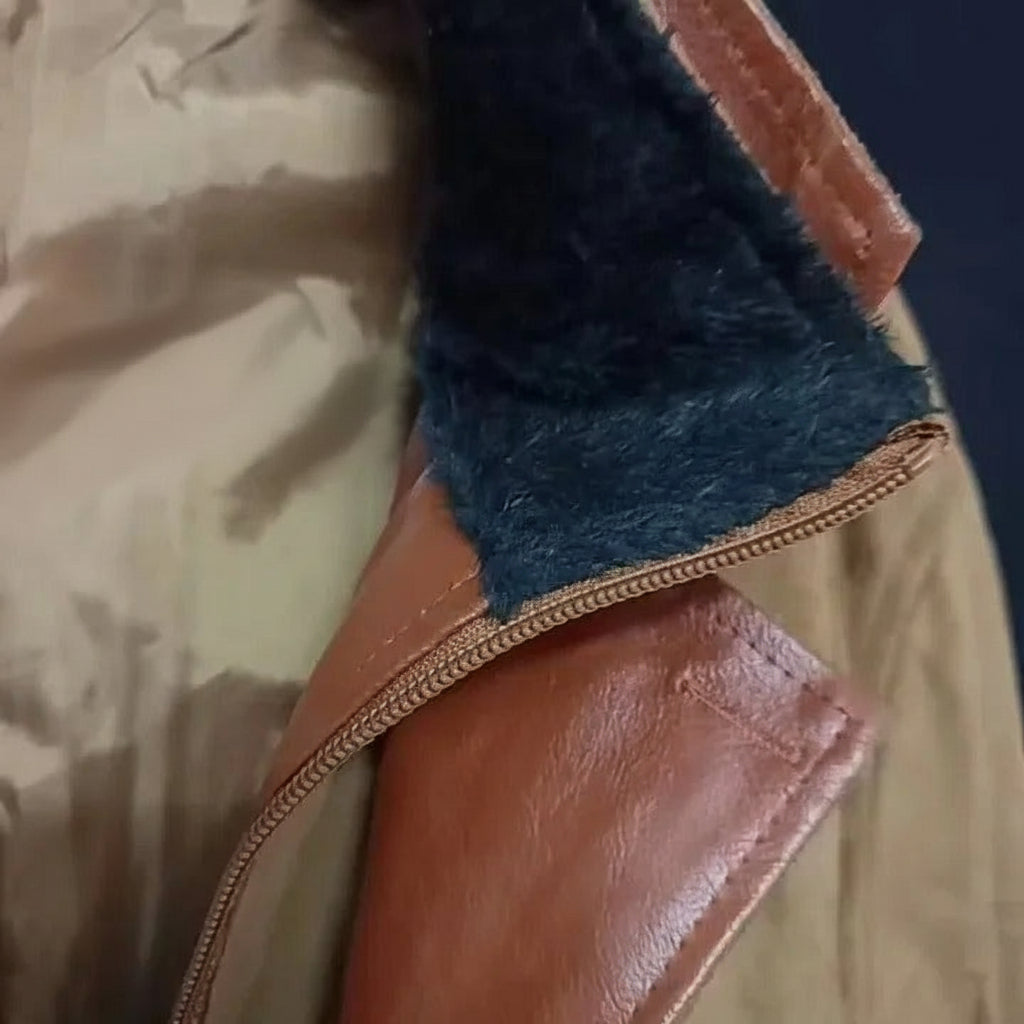 CHAQUETA DE PIEL VINTAGE MODERNIZADA