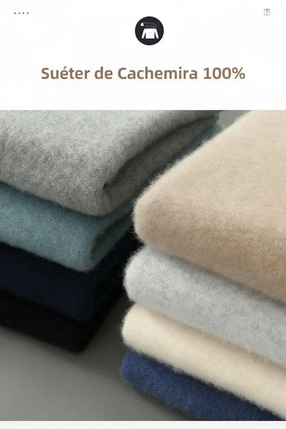 SUÉTER DE CACHEMIRA 100%