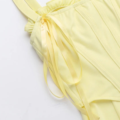 ROMANA | VESTIDO MIDI CON CORSET