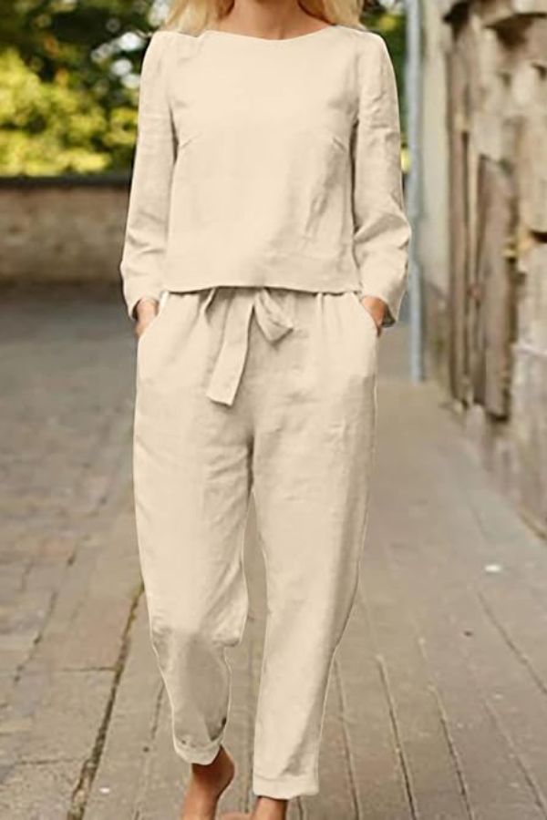CONJUNTO COTTON-LINEN MONOCHROME