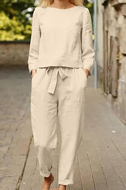 CONJUNTO COTTON-LINEN MONOCHROME