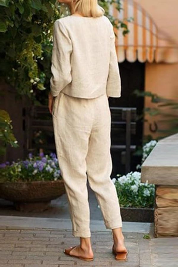 CONJUNTO COTTON-LINEN MONOCHROME
