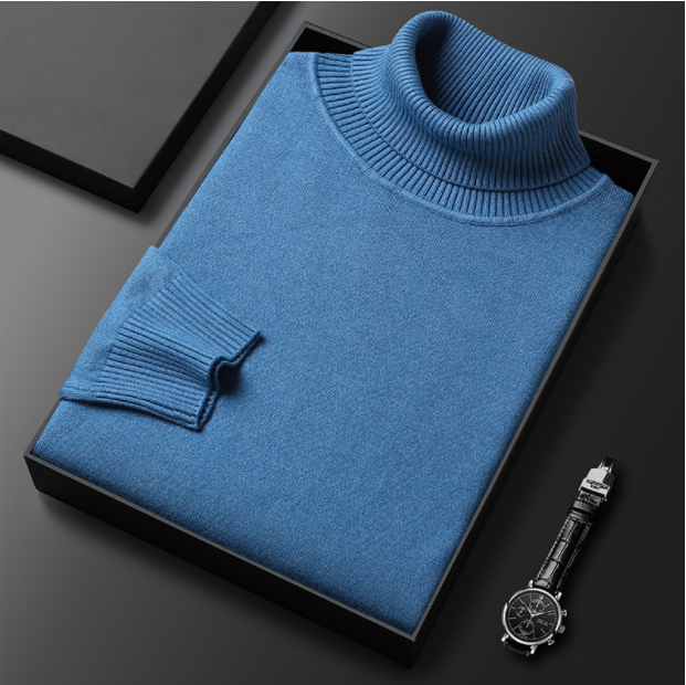 SUÉTER PREMIUM DE CACHEMIRA PARA HOMBRE | Hilo suave y cómodo con un corte moderno para negocios y ocio. 👔