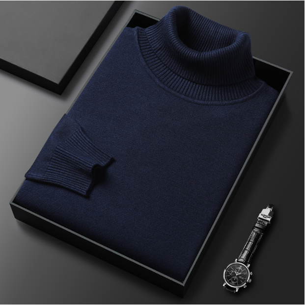 SUÉTER PREMIUM DE CACHEMIRA PARA HOMBRE | Hilo suave y cómodo con un corte moderno para negocios y ocio. 👔