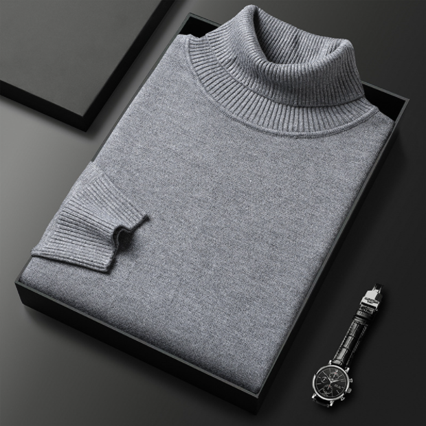 SUÉTER PREMIUM DE CACHEMIRA PARA HOMBRE | Hilo suave y cómodo con un corte moderno para negocios y ocio. 👔