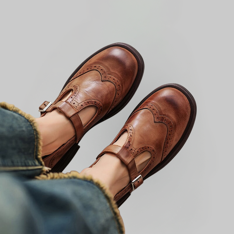 ZAPATOS DE PIEL DE BECERRO HECHOS A MANO