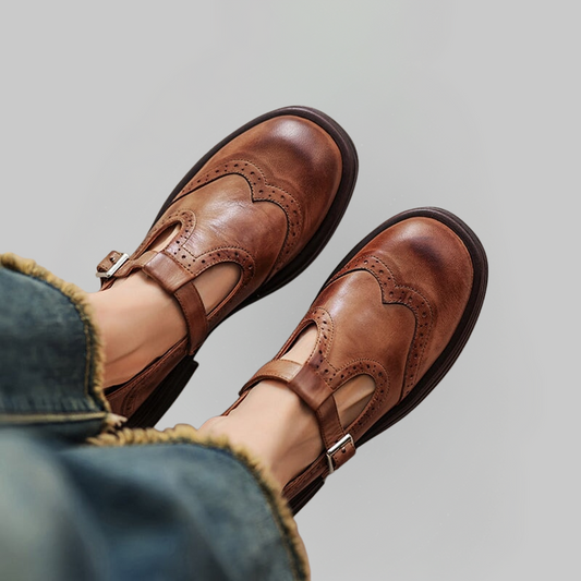 ZAPATOS DE PIEL DE BECERRO HECHOS A MANO